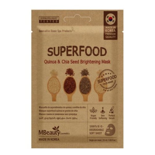 M Beauty Superfood Mask with Qinoa and shea Seeds