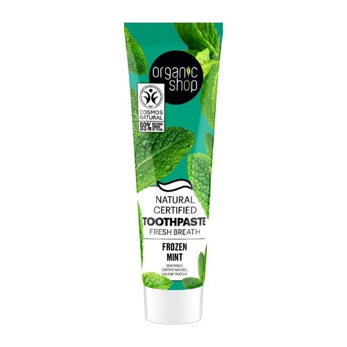 Organic shop toothpaste with mint 100 grams