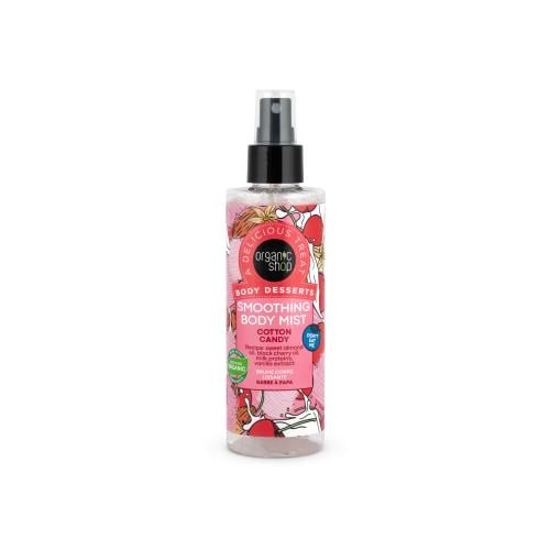 The Organic Shop Softening Body Mist with the scent of cotton candy 200 ml