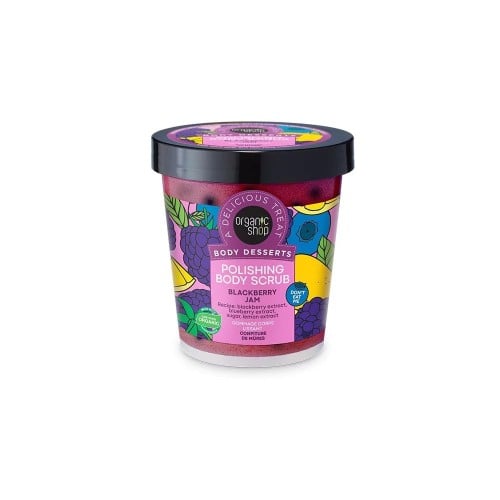 Organic shop blackberry jam body scrub 450 ml
