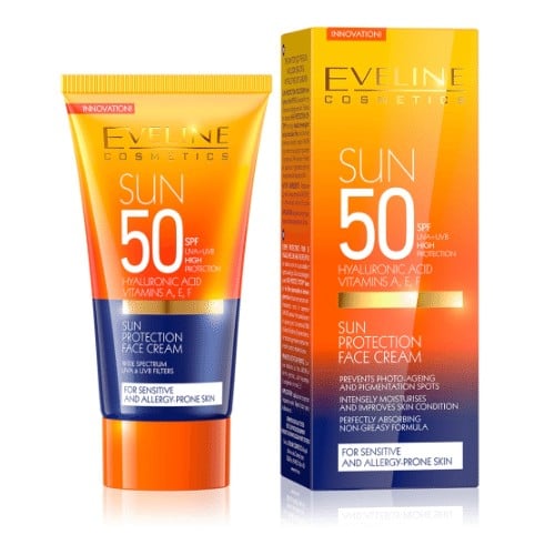 Eveline sun protection cream with SPF 50