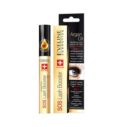 Eveline eyelash strengthening serum with argan oil 1*5-10 ml