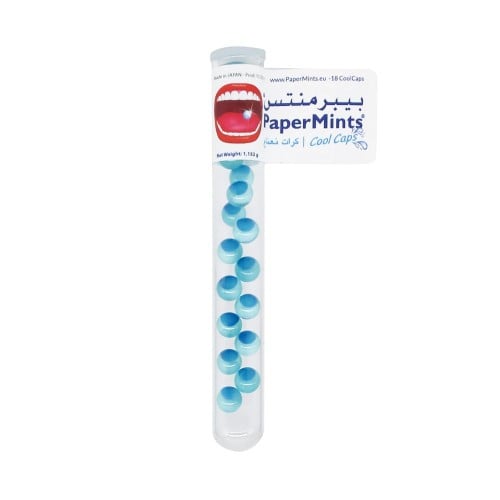 Peppermint oral freshener capsules