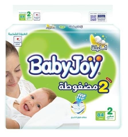 بيبي جوي حفاضات رقم 2 ميجا 84 حبة (24116)