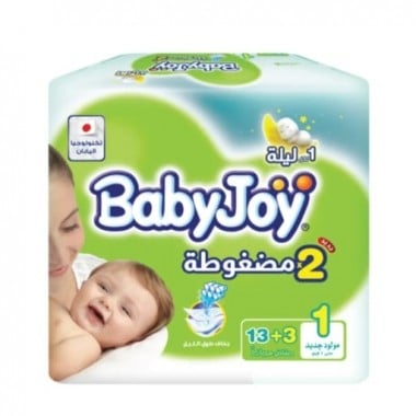 Baby Joy Compressed Diapers Size 1