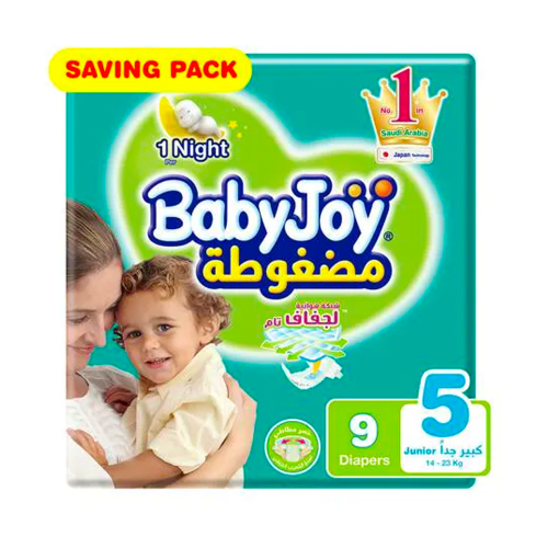 Baby Joy Compressed Diapers Size 5 Large