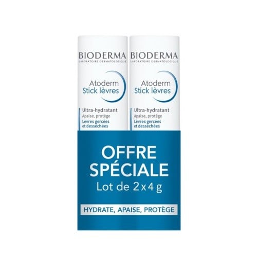 Bioderma lip balm 2 * 40 grams