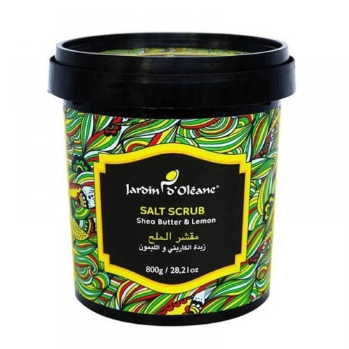 Jardin D Oleane Salt Scrub Shea Butter & Lemon 800g