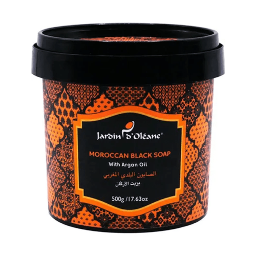 Jardin D Oleane Moroccan Black Soap with Argan Oil 500g