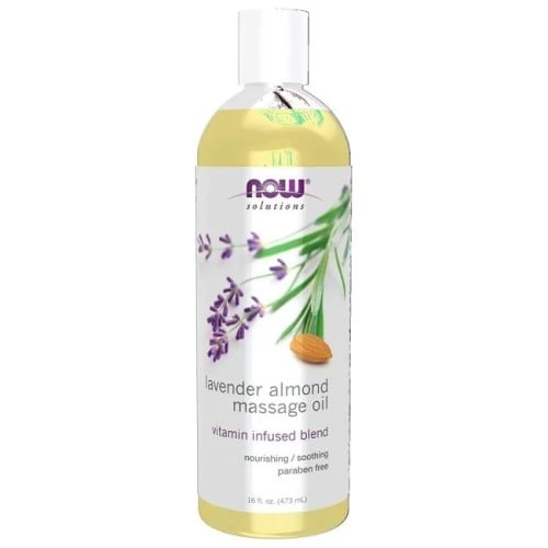 Now Lavender and Almond Massage Oil 473ml