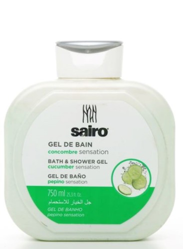 Sairo cucumber shower gel 750 ml