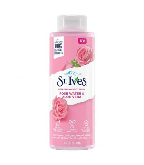 St. Ives Rose Water & Aloe Vera Refreshing Body Wash 473ml