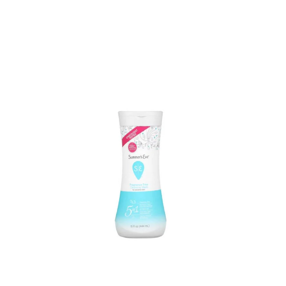 Summers Eve Fragrance-Free Intimate Wash for Sensitive Skin - 444 ml 