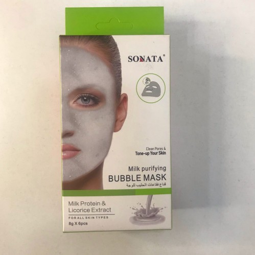 سوناتا - قناع فقاعات الحليب للوجه 6*8جرام