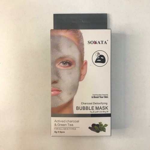Sonata_Charcoal bubble mask for face 6*8 grams