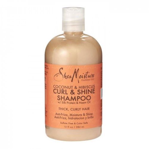 Shea Moisture Coconut & Hibiscus & Curl & Shine Shampoo - 384ml 