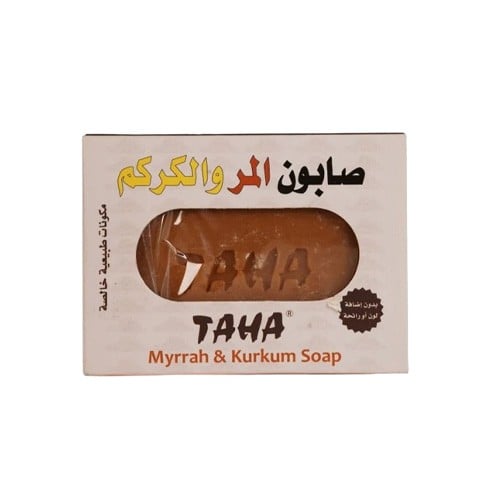 Taha myrrh and turmeric soap 125g