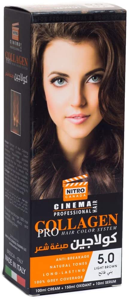 نيترو كندا كولاجين صبغة شعر لون بني فاتح 5