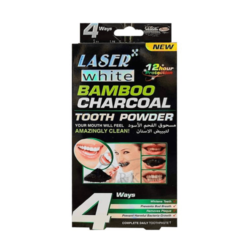 Laser White - Charcoal Powder for Teeth Whitening 20g