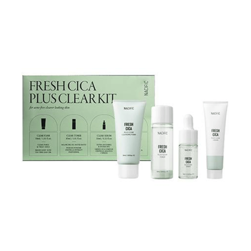 ناسيفيك مجموعة تنظيف البشرة الاخضر