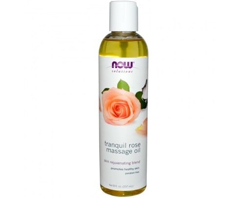 Now  Rose Calm Massage Oil 237 ml