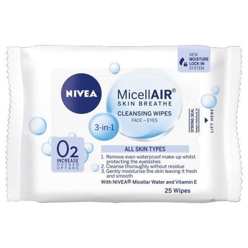 Nivea wipes for all skin types