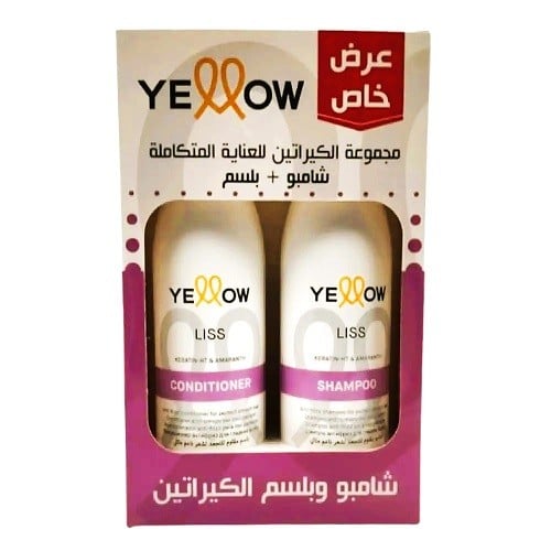 Yellow Hair Care Keratin Shampoo + Conditioner