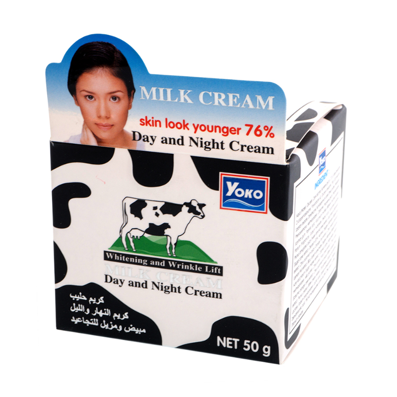 Yoko milk cream whitening and wrinkle remover 50g