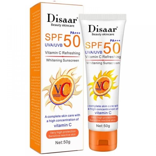 Disaar sunscreen cream with vitamins 50 grams