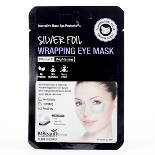 M Beauty Silver Foil Eye Wrap Mask 12ml