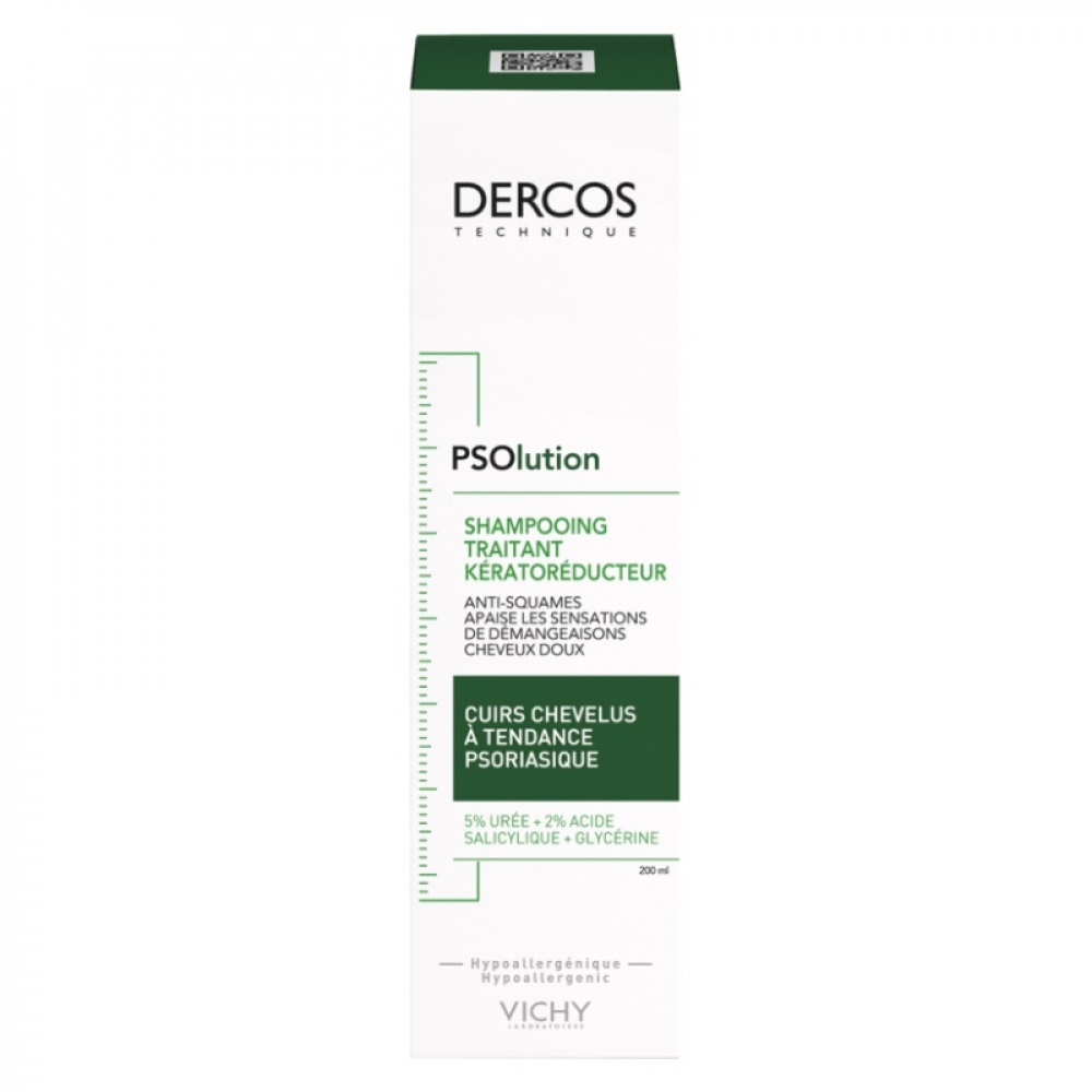 Vichy Dercos Shampoo for psoriasis-prone scalp Kerator solutions 200 ml