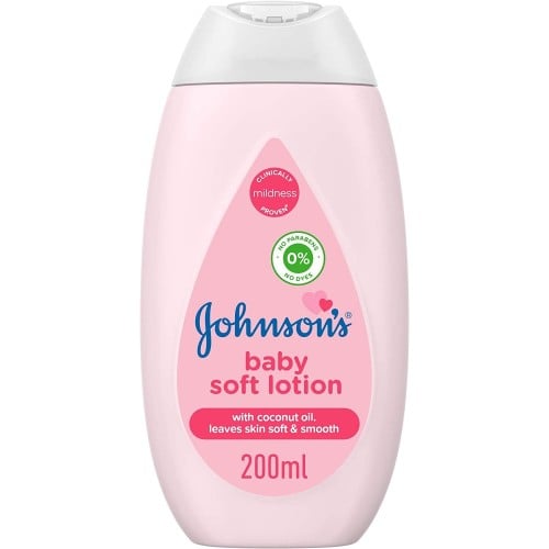 Johnson's Baby Soft Lotion with Coconut Oil 200ml
