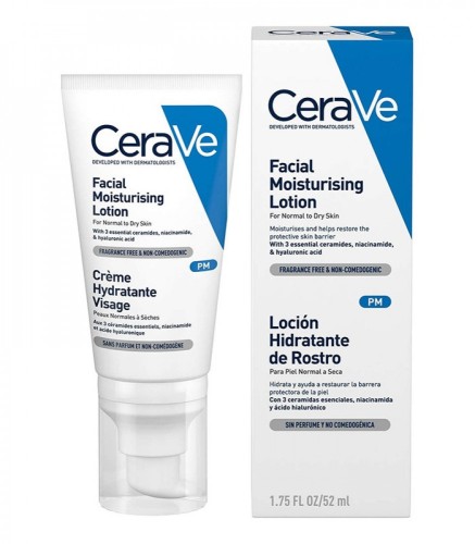 Cerave Moisturizing Night Facial Lotion with Hyaluronic Acid 52ml