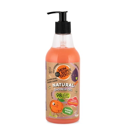 Organic Shop SKIN SUPER GOOD Natural Shower Gel "Energy Bomb", 500 ml