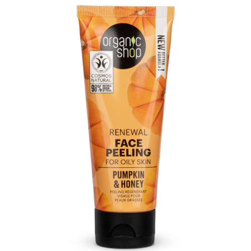 Organic Shop Renewal Face Peeling for oily skin Pumpkin and Honey, 75 ml