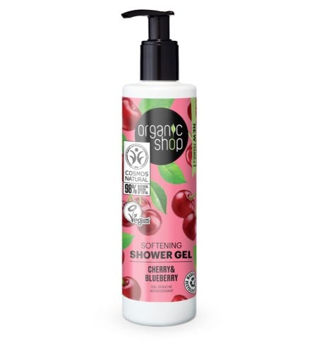 Organic Shop Softening Shower Gel Cherry and Blueberry, 280 ml
