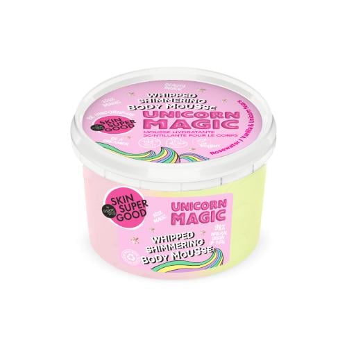 اورجانيك شوب موس جسم لامع يونيكورن ماجيك ويبد من سكين سو جود بي يونيكورنيوس، 250 مل