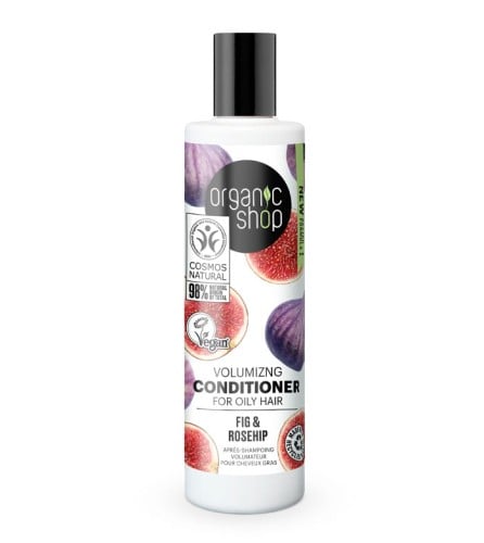 Organic Shop Volumizing Conditioner for Oily Hair Fig and Rosehip, 280 ml
