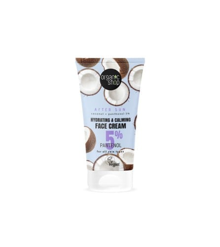 اورجانيك شوب كريم الوجه بعد الشمس لترطيب وتهدئة البشرة 50مل