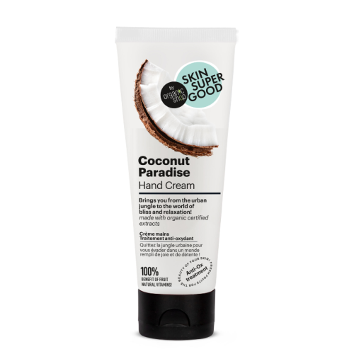 Organic Shop SSG Coconut paradise hand cream. Anti-Ox treatment, 75 ml