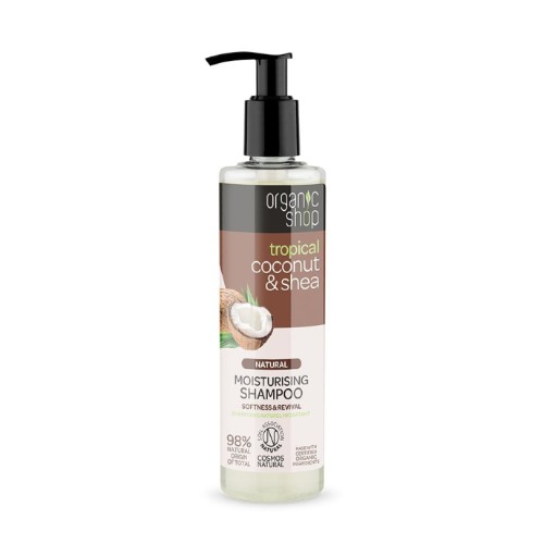 Organic Shop Coconut & Shea shampoo, 280 ml