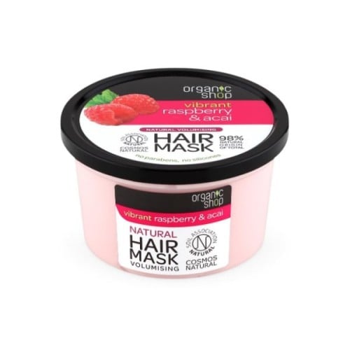 Organic Shop Raspberry & Acai hair mask, 250 ml