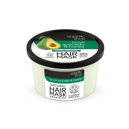 Organic Shop Avocado & Honey hair mask, 250 ml
