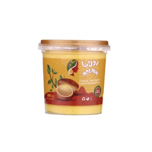 Rolana African White Shea Butter for Moisturizing and Nourishing the Body (Cylinder Box) - 200ml 