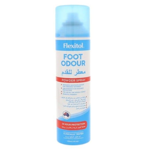 Flexitol Foot Odour Powder Spray 210ml