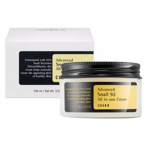 Cosrx Advanced Snail Cream 92 All in One Repairs and Soothes Skin 100g