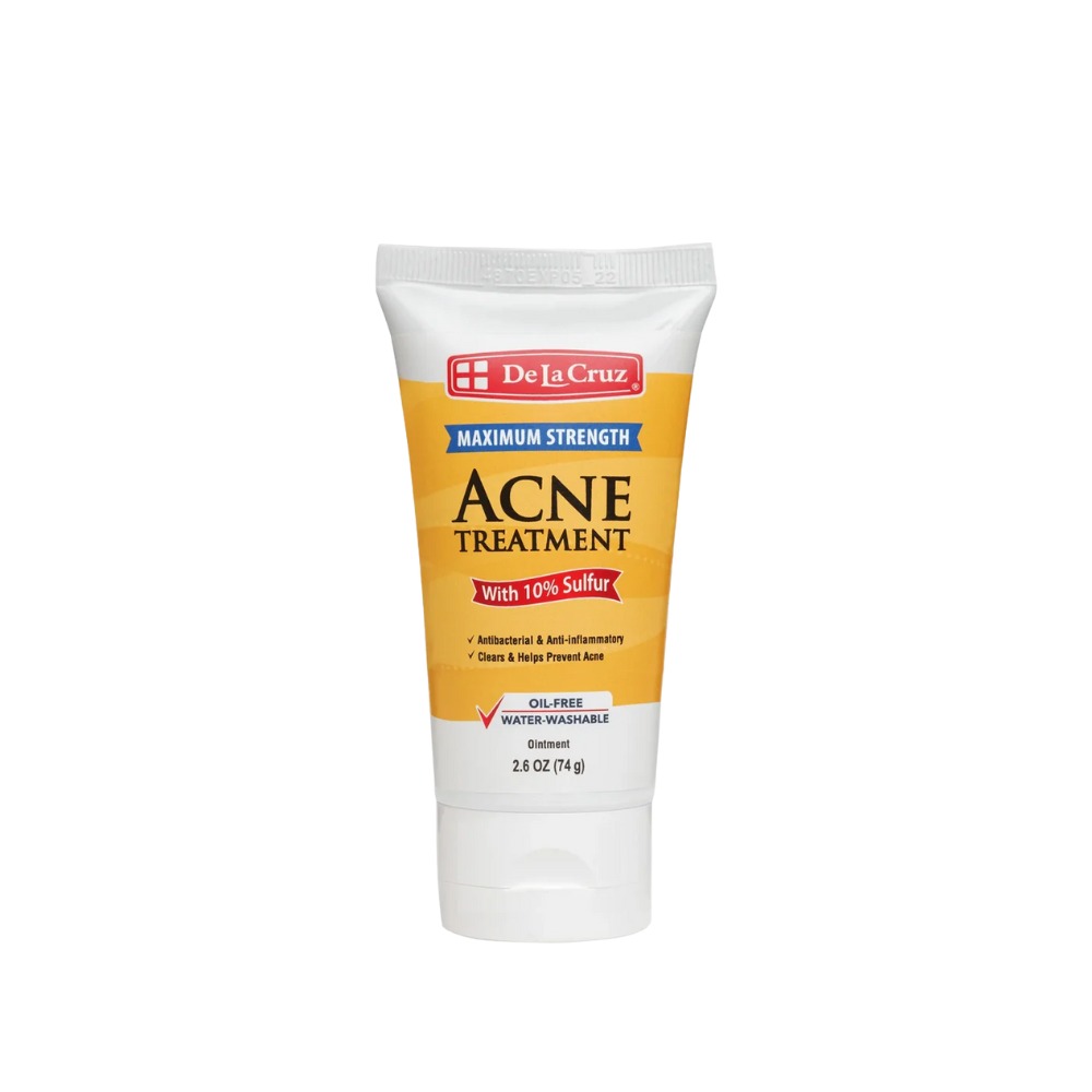 Dela Cruz Face and Body Cream for Acne Prone Skin with 10% Sulfur 73.7g