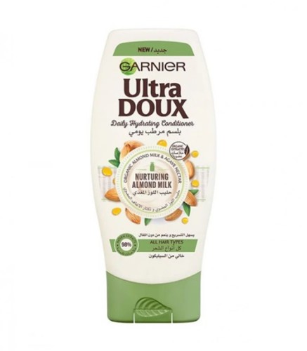 Garnier Daily Moisturizing Conditioner with Nourishing Almond Milk and Organic Agave Nectar 400ml