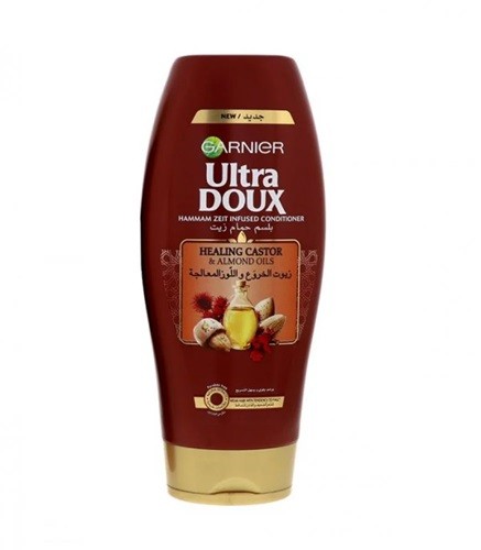 Garnier Ultra Doux Bath Oil Conditioner with Treated Castor and Almond Oils, 400 ml