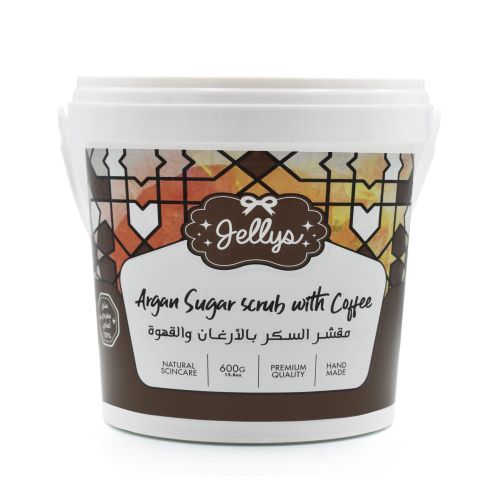 جيليز مقشر السكر بالارغان والقهوه 600جم